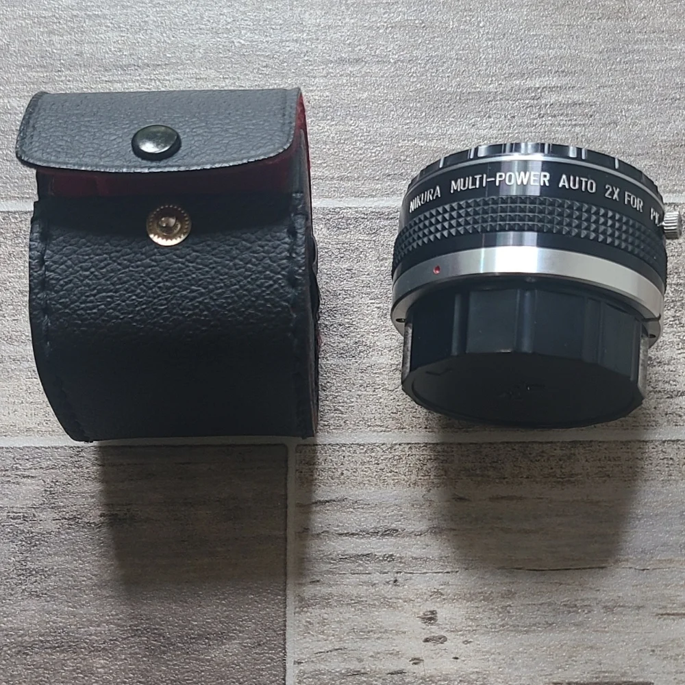 Camera Lens Nikura Multi Power Auto 2X For PK Tele Converter Lens Japan USA